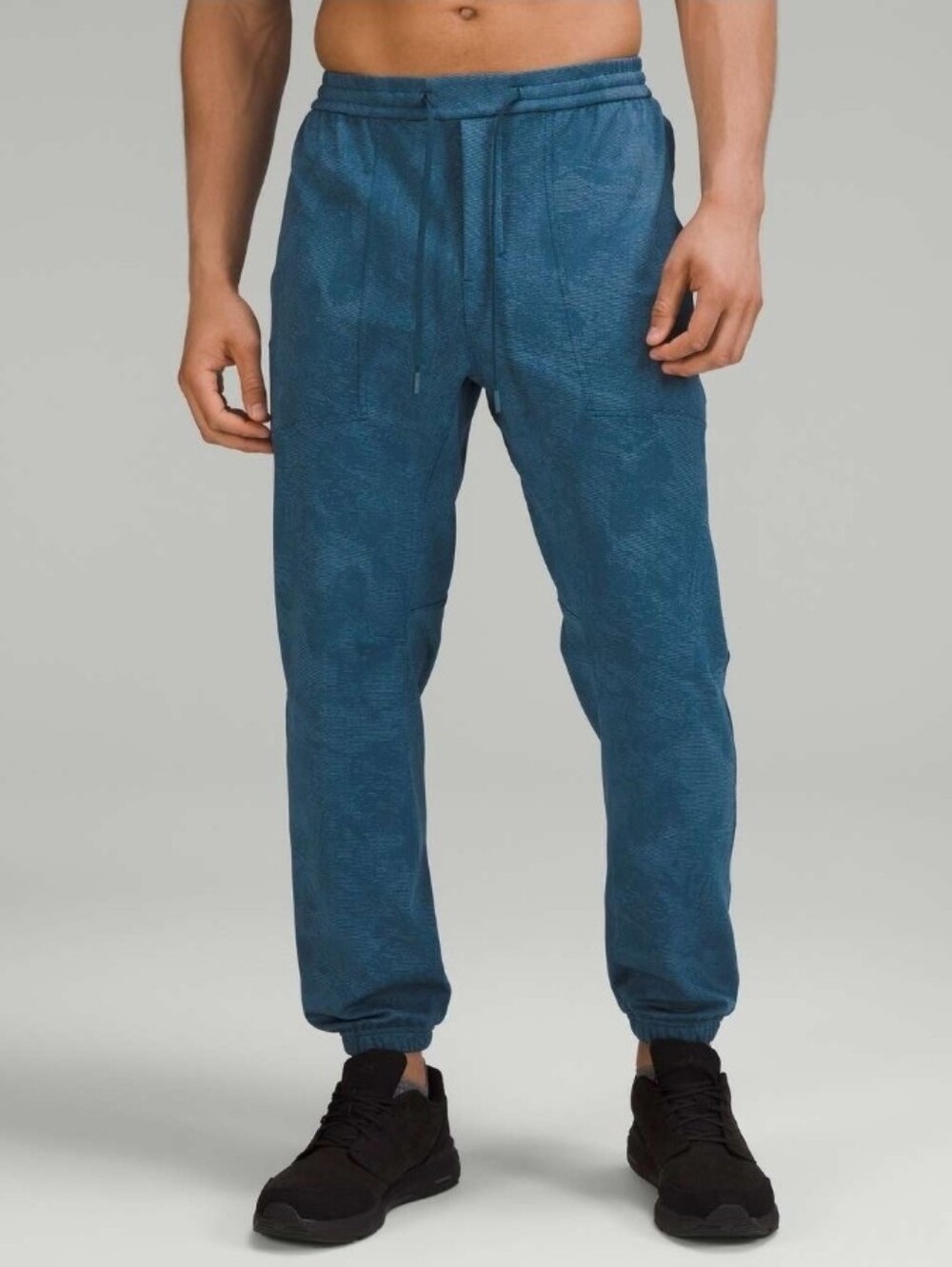 Lululemon Relaxed  Training Jogger Marble Map Jacquard Blue Borealis Size Small